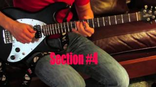 quotAnother Nail In My Heartquot by Squeeze  Guitar Solo Tutorial with Hugh Bakhurst [upl. by Iey]