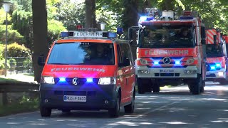 Einsatz für die Jugendfeuerwehr  BF Tag Einsatzfahrten Freiwillige Feuerwehr Heikendorf [upl. by Golden]