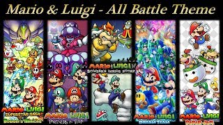 Mario amp Luigi OST  All Battle Theme DX [upl. by Enyalb]