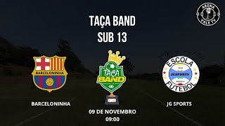 Barceloninha X JG Sports  Sub 13  Taça band Vale [upl. by Ennoved]