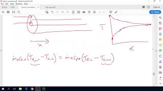 Heat Transfer Crash Course Example exam problem Finding outlet temp of a long heat exchanger [upl. by Agripina]