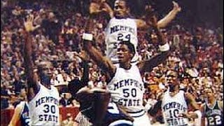 1985 NCAA Final Four Semi Final Villanova vs Memphis [upl. by Palla]