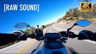 Mt Charleston Las Vegas Ride Lee Canyon Rd Part 2  Yamaha MT07 Raw Sound [upl. by Leonhard]