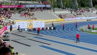 【Para Athletics】T3334 men 100m Final  2019 HandiSport Open Paris [upl. by Letsirk]