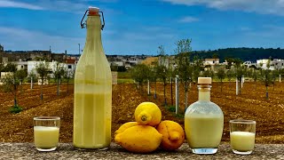 CREMA di LIMONCELLO fatta in casa 🍋 Ricetta Originale  Ricetta Alternativa utlizzando la Vodka [upl. by Crescin657]