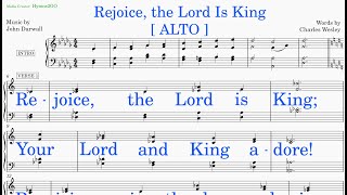 Rejoice The Lord Is King Darwall  Wesley v2 Alto [upl. by Nicolette]