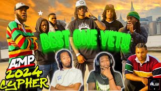 DAVIS WE WERENT FAMILIAR WITH YA GAME🤯🎙️🔥AMP FRESHMAN CYPHER 2024 REACTION [upl. by Hamel]