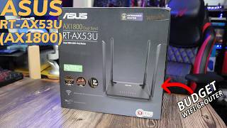 Asus 1800 RT AX53U Quick Look  Budget Asus Router [upl. by Inoek]