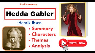 Hedda Gabler by Henrik Ibsen Summary Analysis Characters amp Themes henrikibsen dramaalert [upl. by Aneen769]