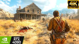 KILL THE BANDITS PC RTX 4090 Immersive ULTRA Graphics Gameplay 4K Red Dead Redemption [upl. by Tace]