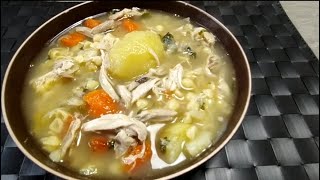 BRODO DI POLLO con PASTA LUMACHINE [upl. by Patti657]