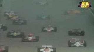 Indy 500 1982  The Start crash [upl. by Idolla111]