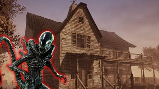 DBD Xenomorph Gameplay Worst Start in The Thomson House  DBD [upl. by Ahsikam940]