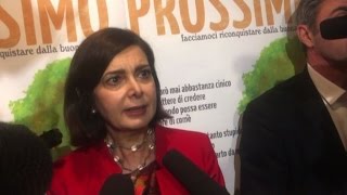 Boldrini congresso elezioni e date non sono priorità Paese [upl. by Nytsirhc]