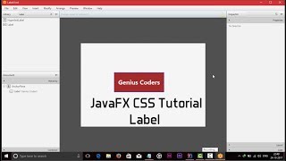 JavaFX CSS Tutorial 1 Label [upl. by Bowe]