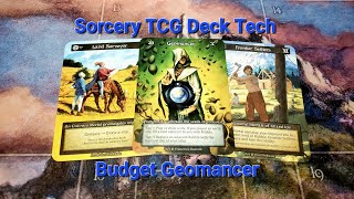 Sorcery TCG Deck Tech Budget Geomancer [upl. by Cruce]