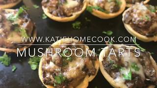 Delicious Mushroom Tart Canapé Recipe  Best Home Cook  Cheap Simple amp Delicious [upl. by Kilmarx]