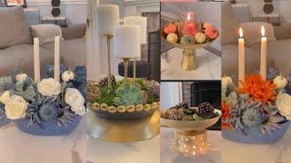 Easy Dollar Tree fall Decor Table Decorations Ideas 2024 [upl. by Yraeht]