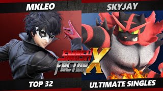 Smash Factor X  MkLeo Joker Vs Skyjay Incineroar Smash Ultimate  SSBU [upl. by Enaillil]