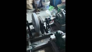 3kW 300rpm 240Vac coreless permanent magnet generator testing [upl. by Aber]