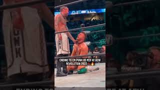 CM Punk vs MJF Dog Collar Match at AEW Revolution 2022 shorts cmpunk aewrevolution2022 [upl. by Coleville]