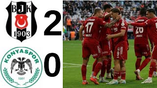 Beşiktaş vs Konyaspor Trendyol Süperlig Maçı [upl. by Tarrah]