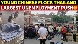 Massive Young Chinese Move to Thailand China Is Now Facing Its Largest Unemployment Push in History [upl. by Enovi]