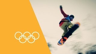 Olympic Games Debuts  Snowboard Slopestyle  90 Seconds Of The Olympics [upl. by Yoo]