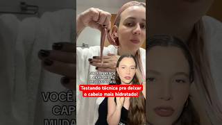 🔥testando a técnica viral CAPILARIDADE para ajudar no frizz hidratação capilar hidrataçãocapilar [upl. by Prissie611]