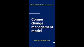 Conner change management model explained [upl. by Drake]