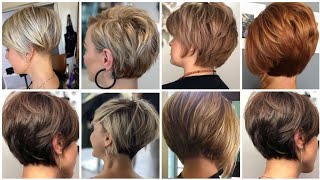 Gorgeouse Short Bob and pixie Haircut For WomanLastest New Haircut Tutorial 😍 2024 [upl. by Eillib]