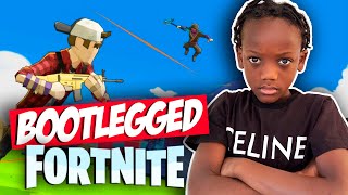 Mom FORCES Me To Play BOOTLEGGED FORTNITE 1V1lol [upl. by Zoara]