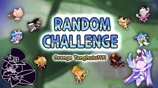 Making an ORANGE TANGHULU in RANDOM CHALLENGE CROB Cookie Run Ovenbreak [upl. by Nauhs83]