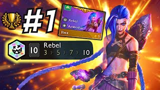 World First 10 Rebel in TFT [upl. by Adila]