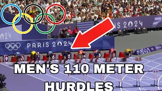 Men’s 110m hurdles heats Analysis Paris 2024 Olympic Games [upl. by Mellar]