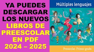 Soy Docente YA PUEDES DESCARGAR LOS NUEVOS LIBROS DE PREESCOLAR EN PDF 2024 – 2025 [upl. by Cram172]