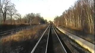 Führerstandsfahrt SBahn Berlin S25 Lichterfelde Ost  Papestraße  Anhalter Bahnhof  21998 [upl. by Ezra]