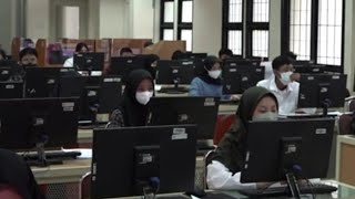 Sebanyak 11320 peserta mengikuti UTBKSNBT 2023 di Pusat UTBK Unpad [upl. by Amikehs]