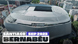 NEW Santiago Bernabéu stadium works September 2023  Real Madrid [upl. by Etiuqal511]