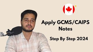 How To Apply GCMS Notes outside canada Ircc canada [upl. by Rhiamon425]