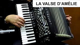 LA VALSE DAMÉLIE  AMELIES WALTZ  ACCORDION FILM SONGS [upl. by Eatnuahs]