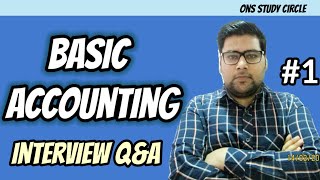 Basic Accounting Interview Questions And Answers  Part 1 [upl. by Chatwin]