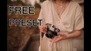 FREE Lightroom Preset Download  Tutorial [upl. by Filler]