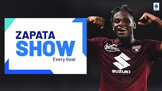 Duvan Zapata SHOW Every Goal  Serie A 202324 [upl. by Laban770]