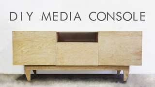 DIY MidCentury Modern Credenza  Console Table  Modern Builds  EP 48 [upl. by Illyes434]