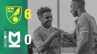 HIGHLIGHTS  Norwich City 60 MK Dons [upl. by Damon275]