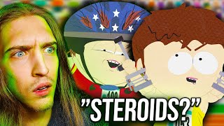 South Park  Up the Down Steroid Season 8 Episode 2 Reaction [upl. by Kitty]