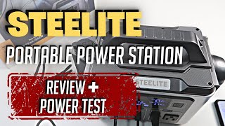 STEELITE Portable Power Station  Review  Power Test [upl. by Dragone]