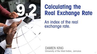 Lesson 92 Calculating the Real Exchange Rate [upl. by Osithe]