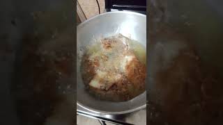 Hanicooks  fried baam fish utubeshorts [upl. by Ahsienad]